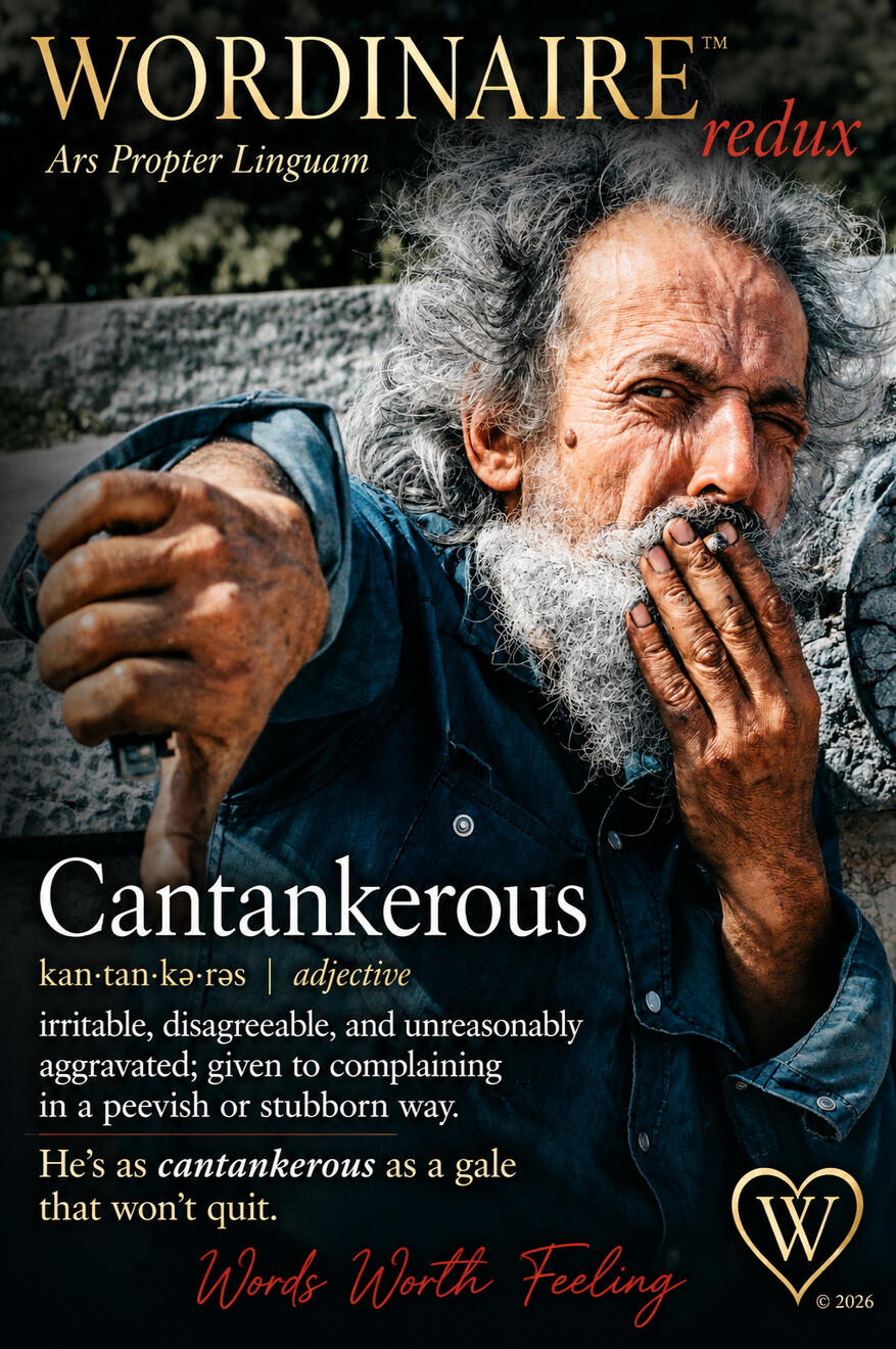 Cantankerous Photo Vertical Post